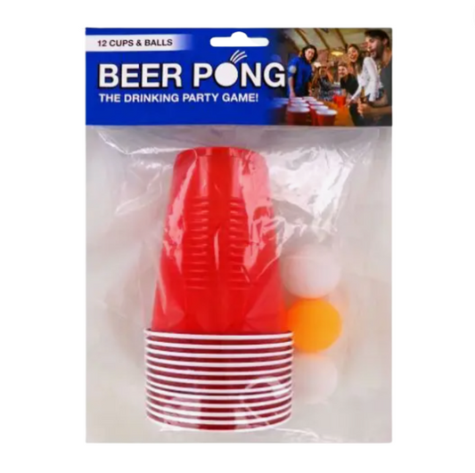 Beer Pong Game Set 12 cups